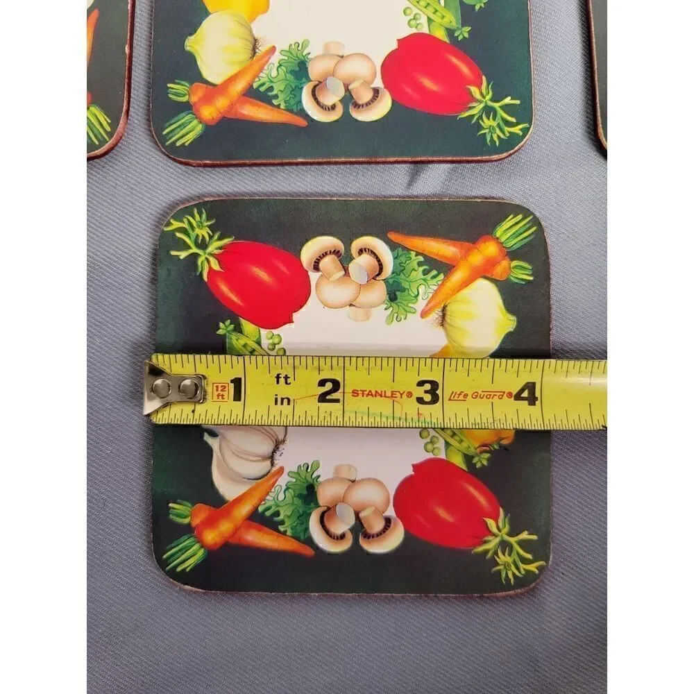 Heart Essentials Vegetable Coasters #A21